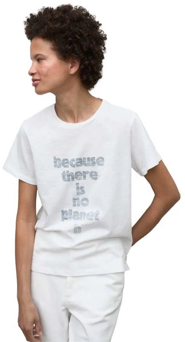 Ecoalf Galende T-shirt Met Korte Mouwen Wit M Vrouw