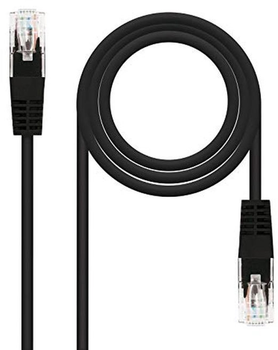 CAT6 UTP Netwerkkabel 1 m - Zwart