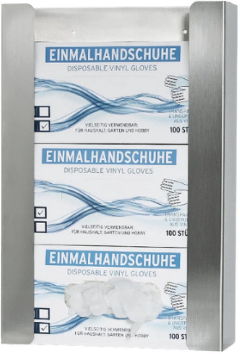 Handschoenhouder met 3 vakken