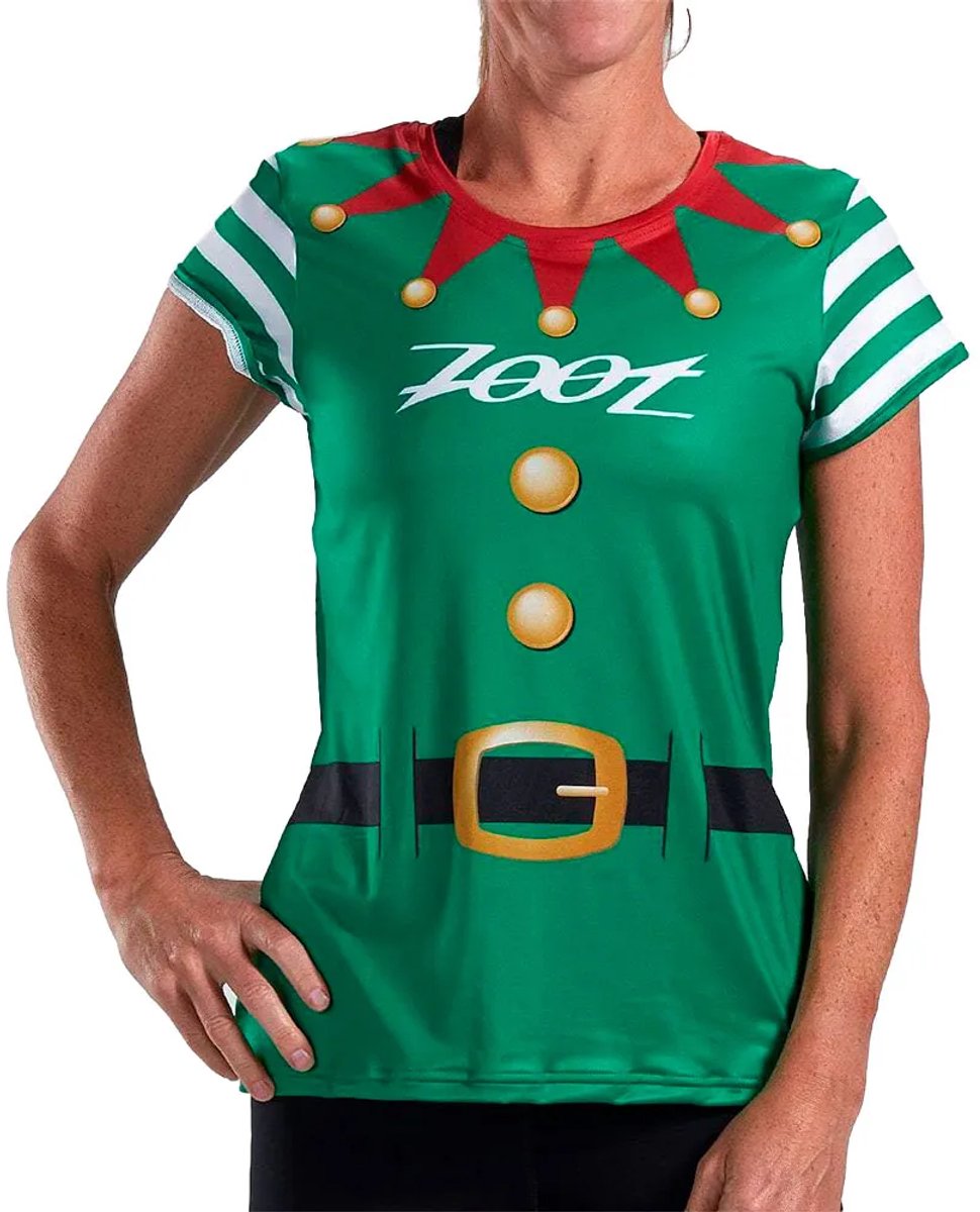 Zoot Elf Korte Mouw Wielertrui Groen L Vrouw