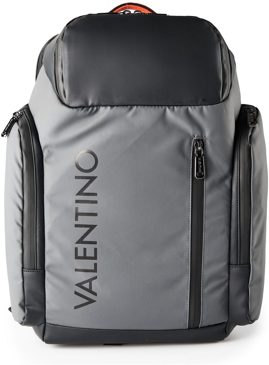 VALENTINO vrijetijdsrugzak rugzak met laptopvak Dragonhawk Backpack Grigio / Nero donkergrijs