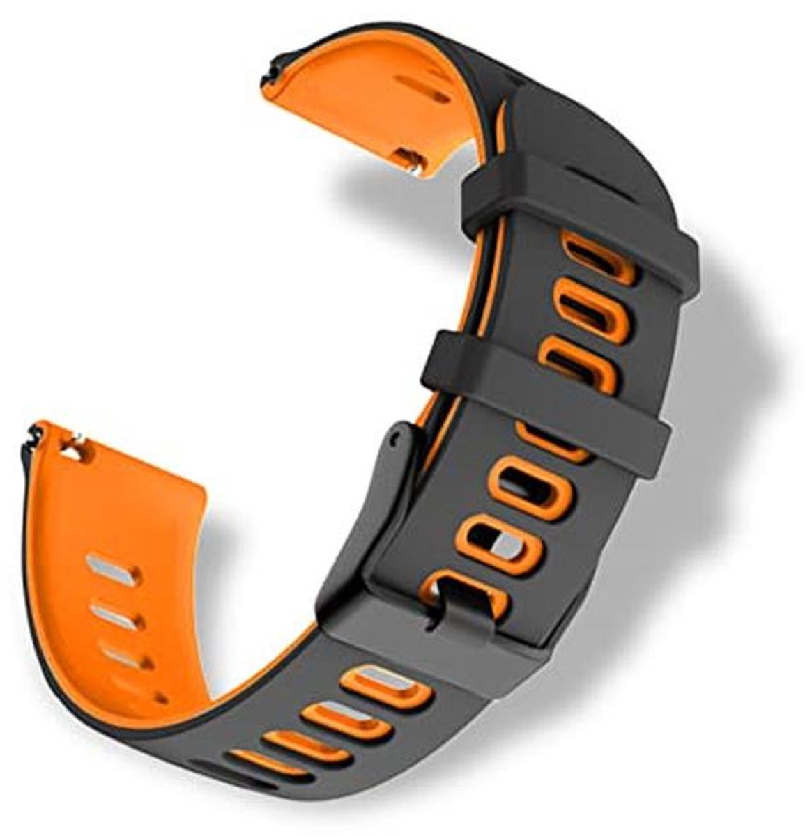 Zachte Siliconen Horlogeband 20mm - Waterdicht, Comfortabel en Ademend - Geschikt voor Dames en Heren