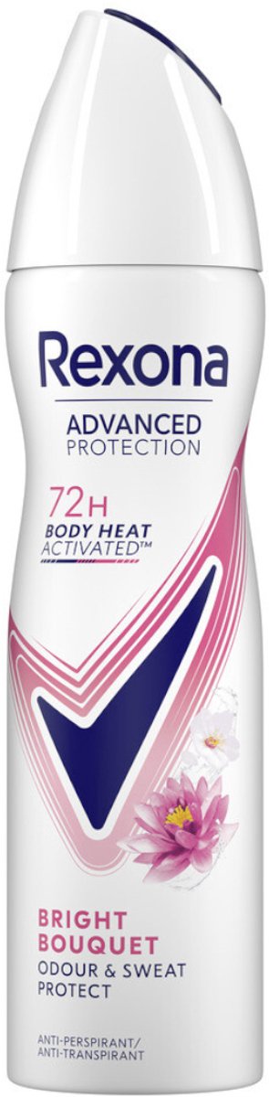 Bol.com Rexona Deodorant Spray Advanced Protection Bright Bouquet - 150 ml aanbieding