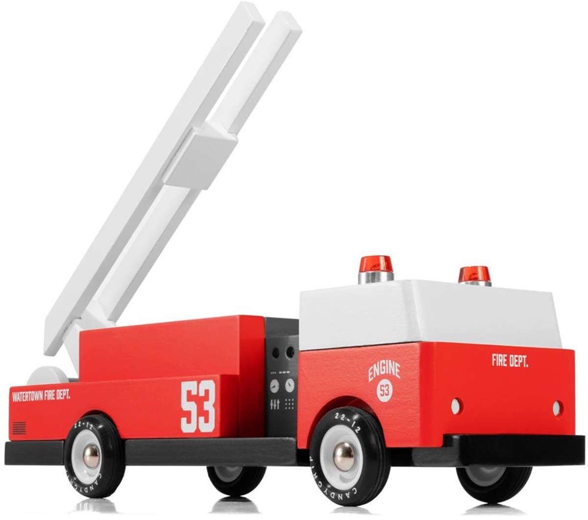 Candylab houten speelgoedauto brandweerwagen Americana Engine 53 multicolor.