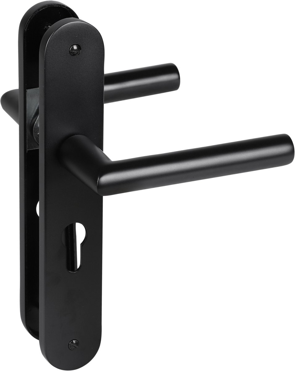 Impresso London kruk/schild - vierkant - PC55 - schroef - aluminium - zwart