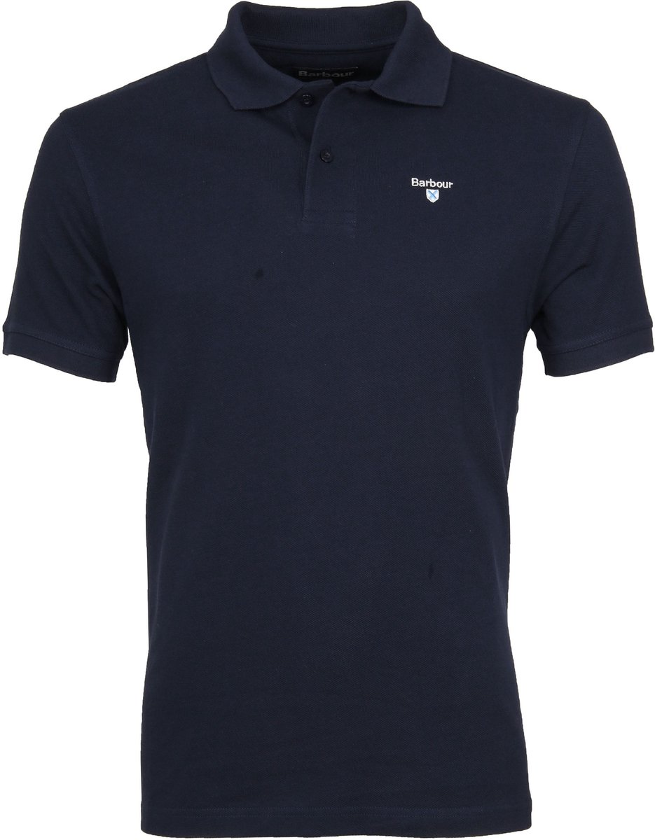 Barbour Basic Polo Donkerblauw - Maat S - Heren