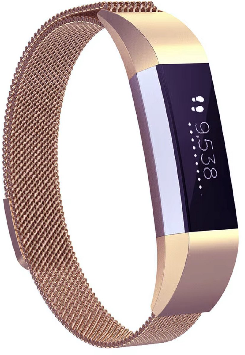 Roségouden bandje geschikt voor Fitbit Alta / Alta HR - Small - goud - Metaal - CHPN