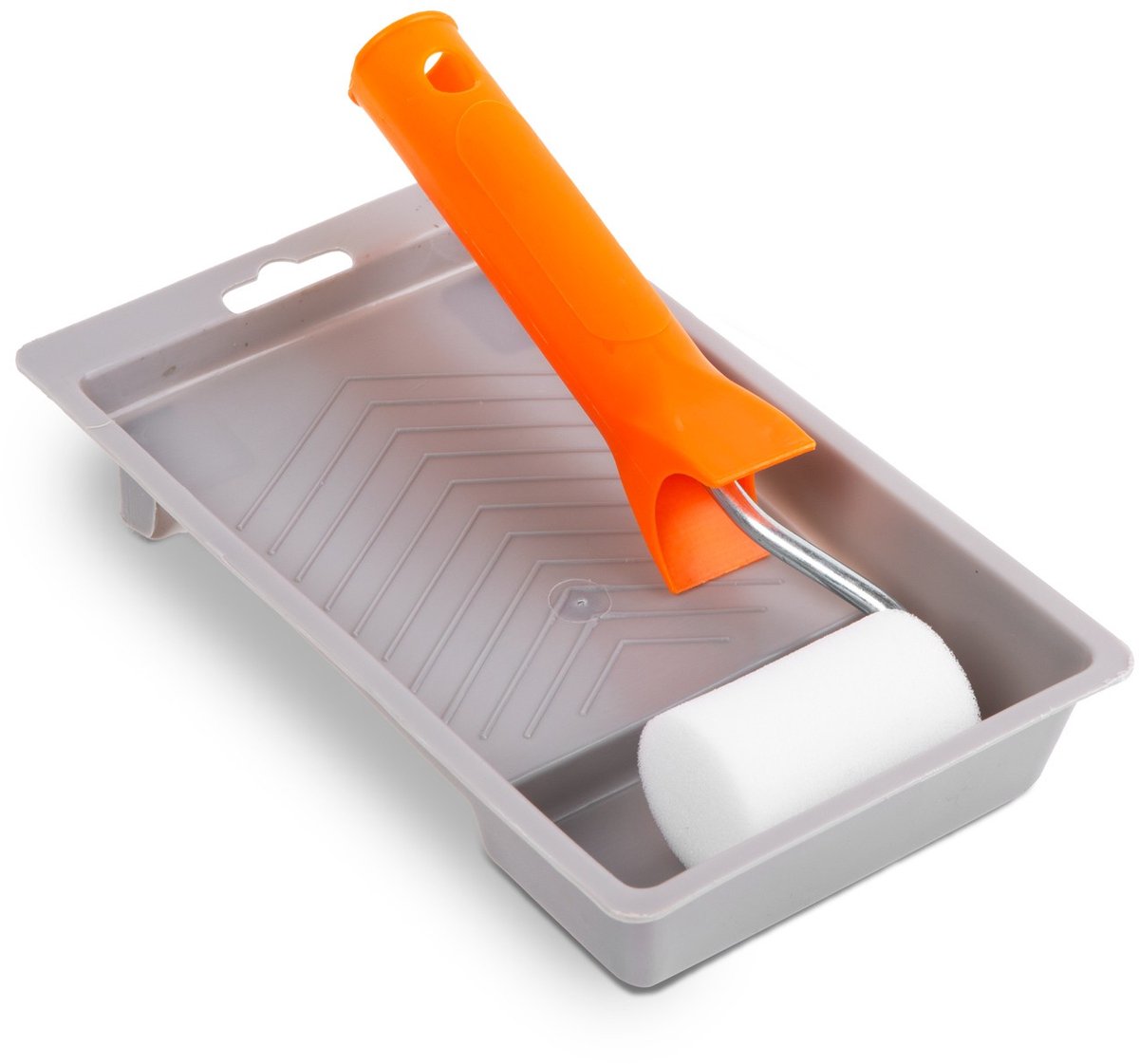 Schuim Verfroller Set 50 mm – High Density Foam Met Beugel En Verfbak – Voor Lak- En Olieverf Op Hout – Glad En Bubbelvrij Resultaat [11177]