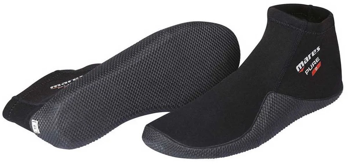 Mares Pure 2 Mm Duikbooties Zwart EU 39-40