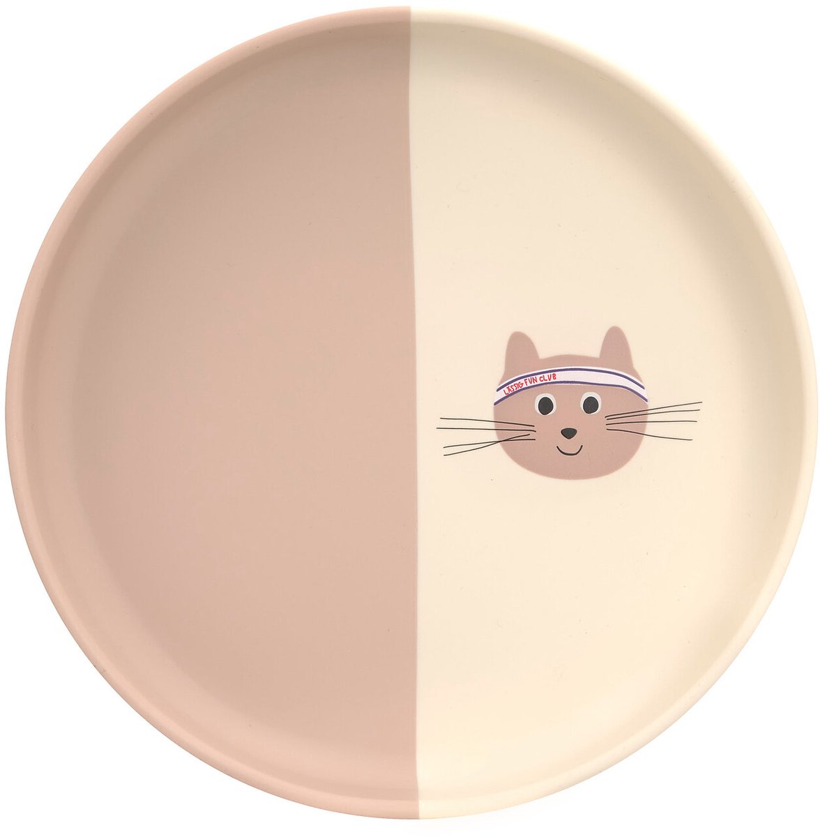 Lässig Tiny Team Cat Bord - Siliconen - Roze