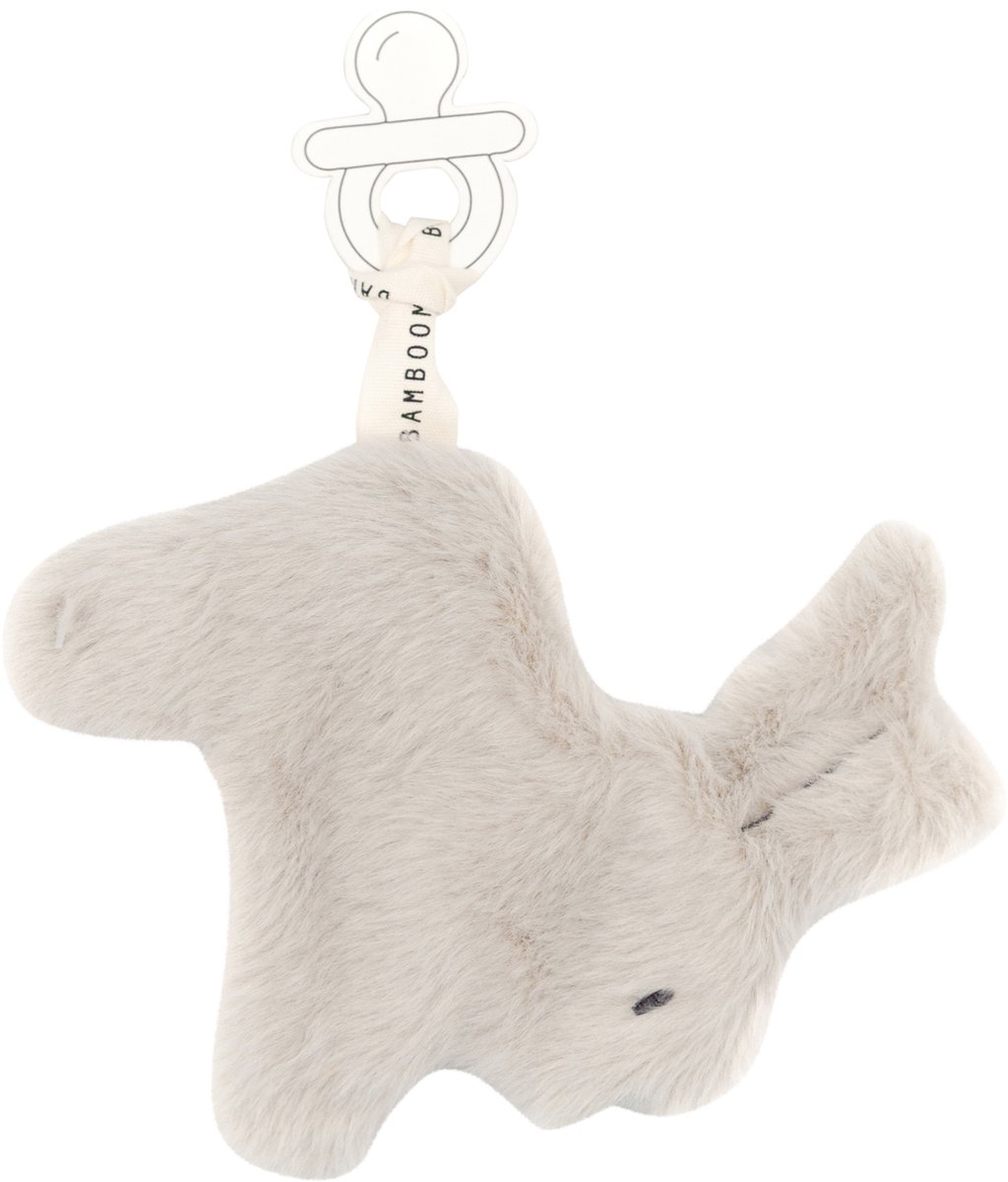 Bamboom Pluche fopspeenhouder - Warm White
