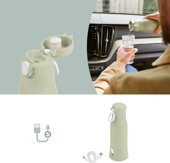 Babymoov Moov & Feed Flessenwarmer - Green — afbeelding 5