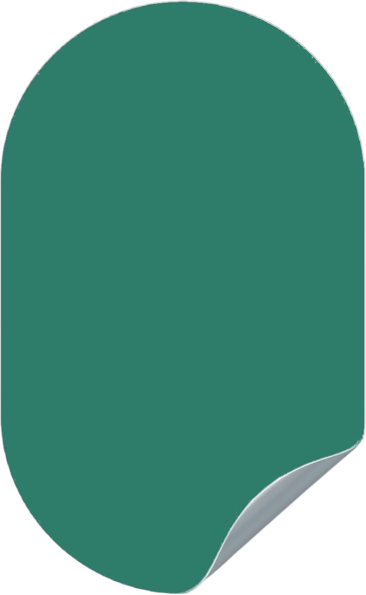 Groovy Magnets Ovaal Magneetsticker - Forest Green