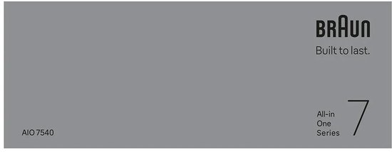 Braun All-In-One Style Kit Series 7 MGK7440 - 11-in-1 Kit For Beard Hair Manscaping Amp More