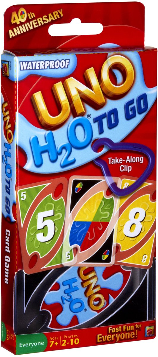 Mattel Games Uno H2O To Go - Kaartspel — afbeelding 9