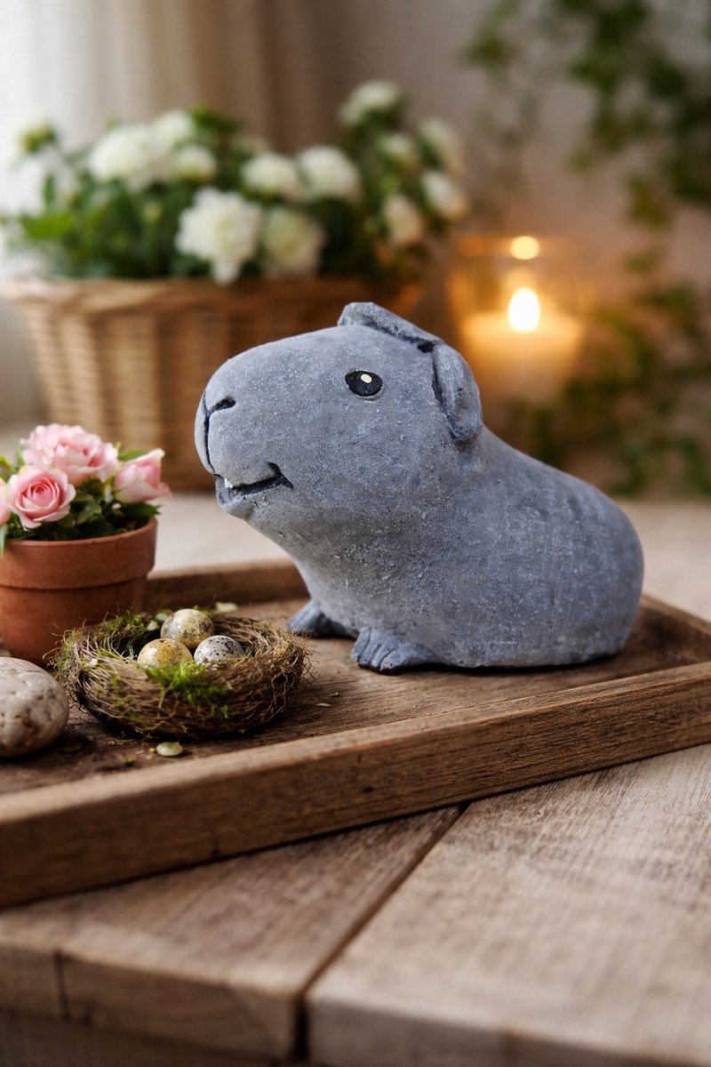 tuinbeeld van een cavia , beton
