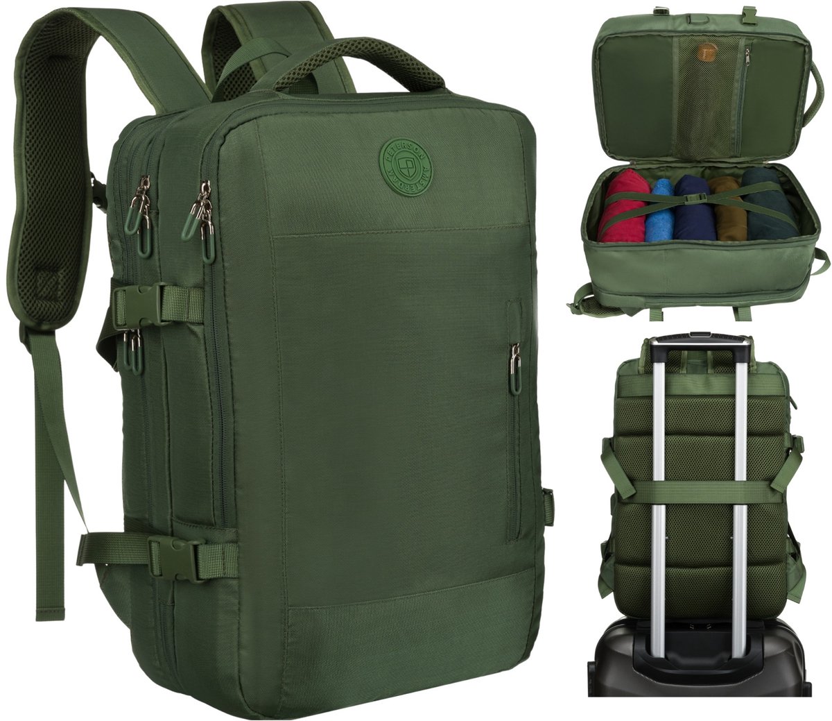 Peterson Vliegtuigrugzak - Laptop, handbagage, waterdicht