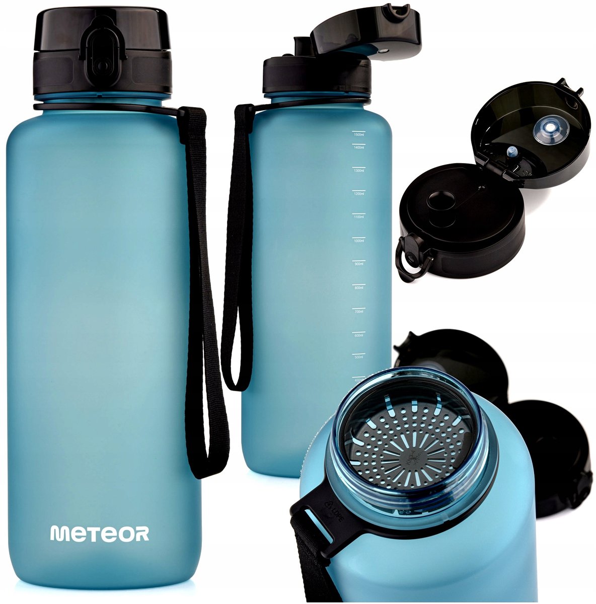 Meteor Bidon 1500ml - Sport, School & Fitness - Lekvrij