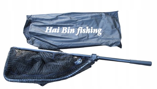 Sterk Rubberen Visnet 160cm - Uitschuifbaar & Lichtgewicht — afbeelding 3