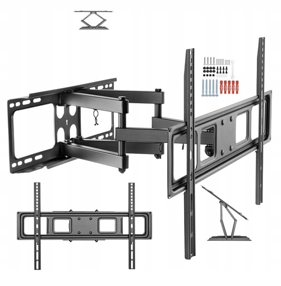 Draaibare TV Muurbeugel voor TCL 55C815 - 50kg