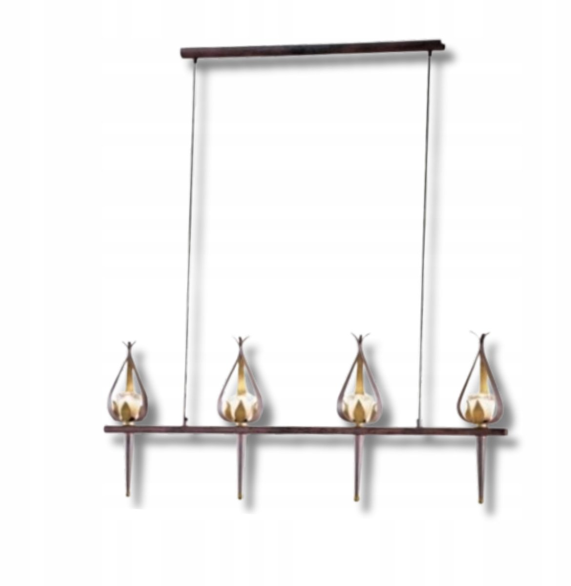 Merkloze Hanglamp - Rustiek Design met 4xE27 Fitting