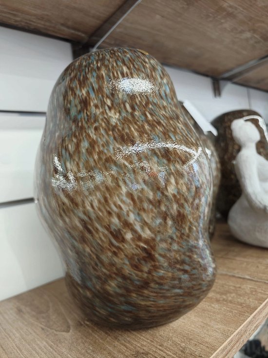Helder glazen vaas, bloem vaas voor centerpieces, geribbelde vaas, hoge