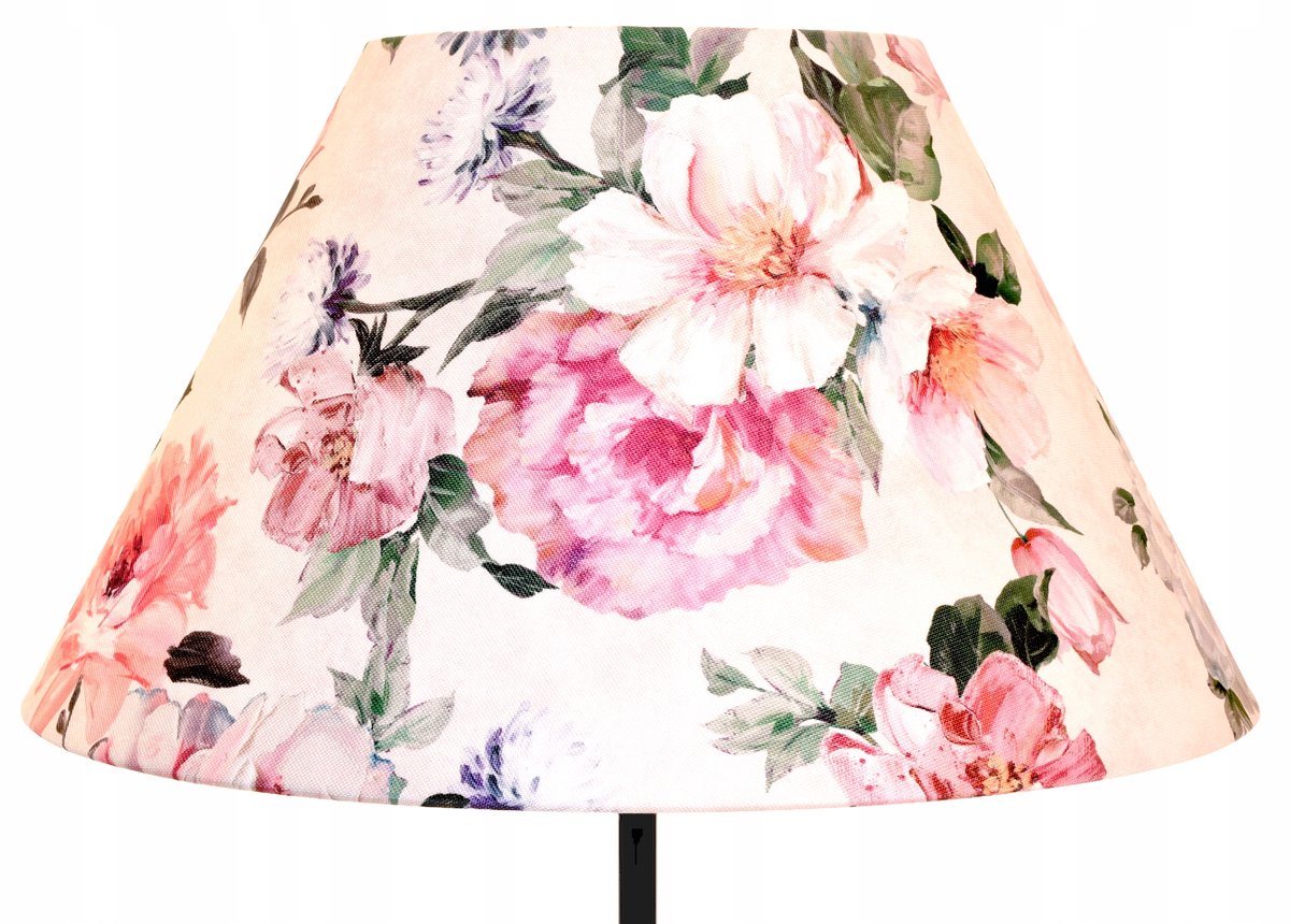 Lampenkap Kegel E27 Bloemen Multicolor 25x50cm H27cm PRIMAVERA