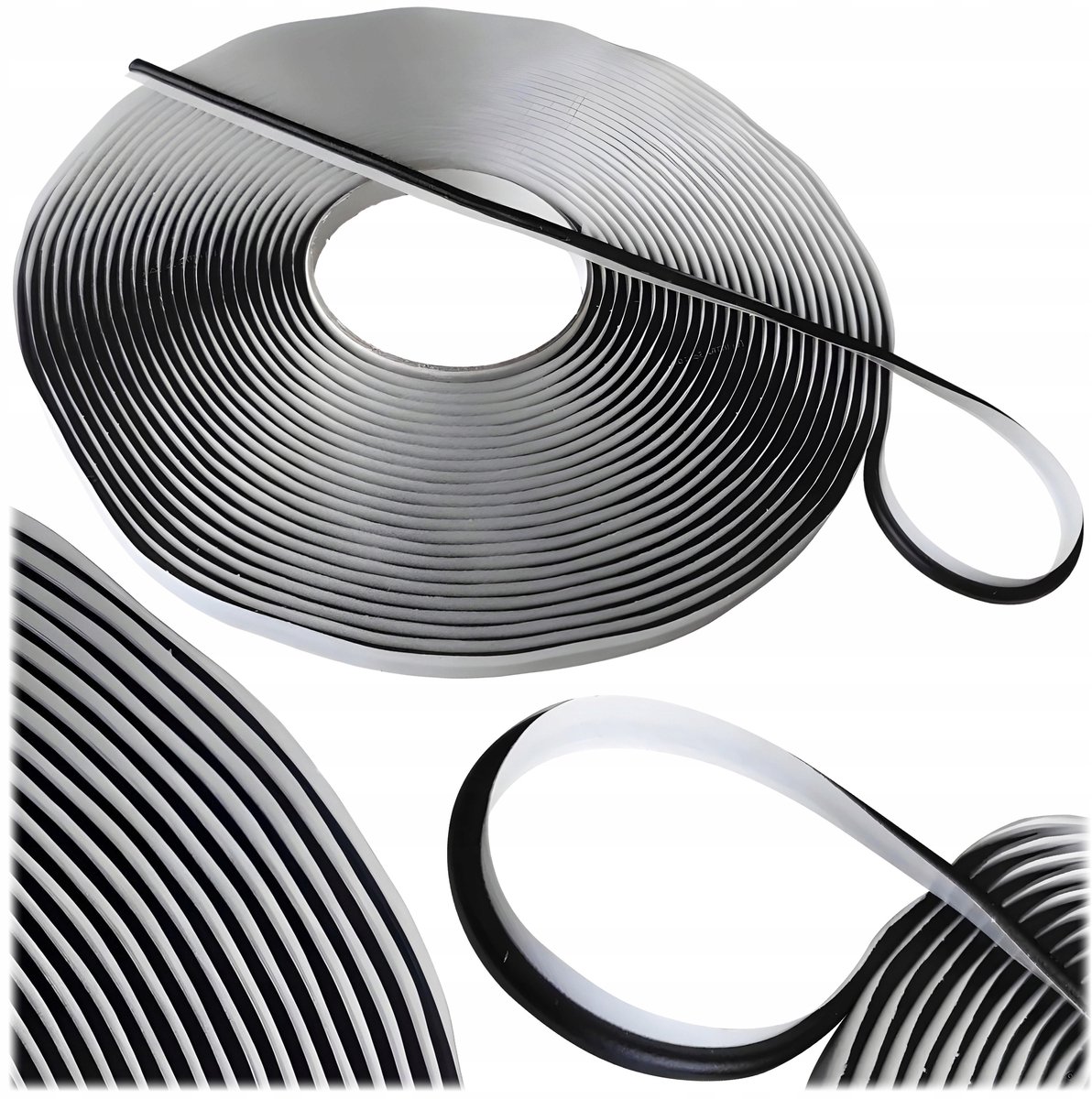 Butylkoord 4mm 12m Zwart - Afdichting Platen & Dakranden