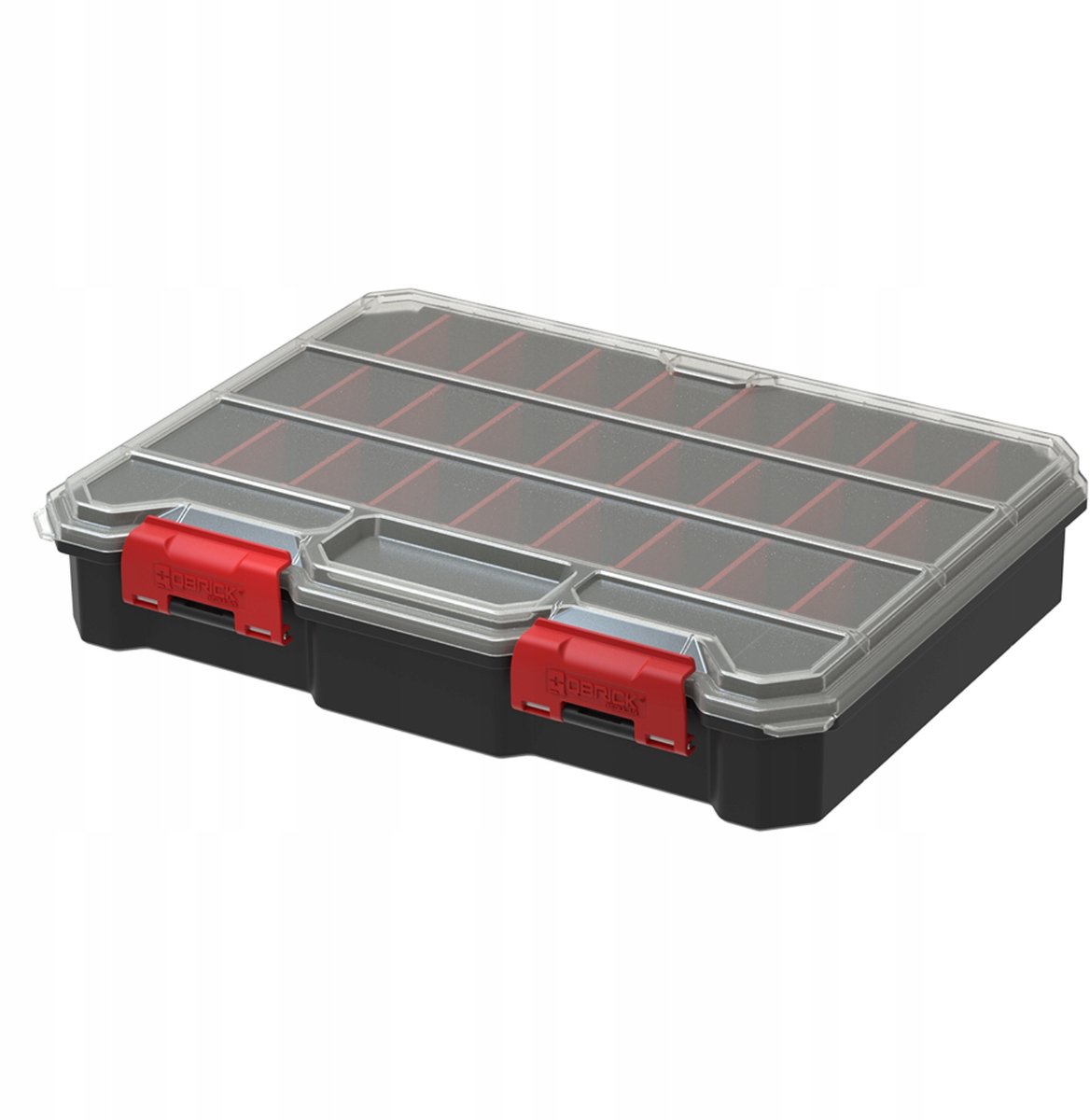 Qbrick REGULAR Organizer Compact L - Grote Gereedschapskist met Verstelbare Vakken