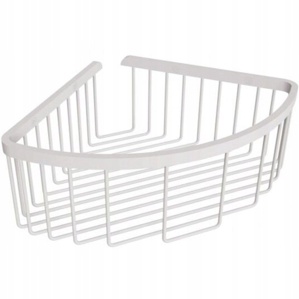Andeex Klassieke Hoekdouche Korf Rond Wit RALL 9016 - 20x9x20cm