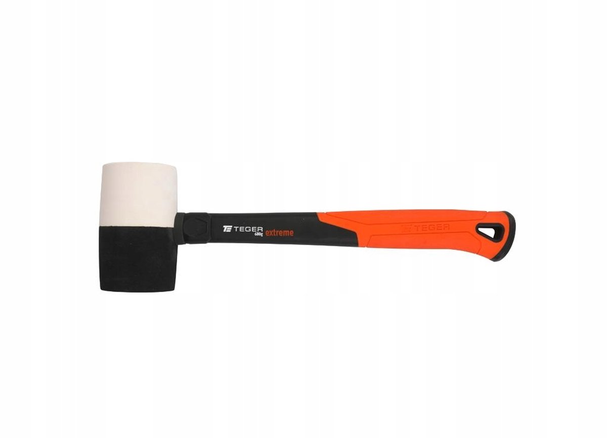 Teger Rubber Hamer Glasvezel 680g - Extreme Serie
