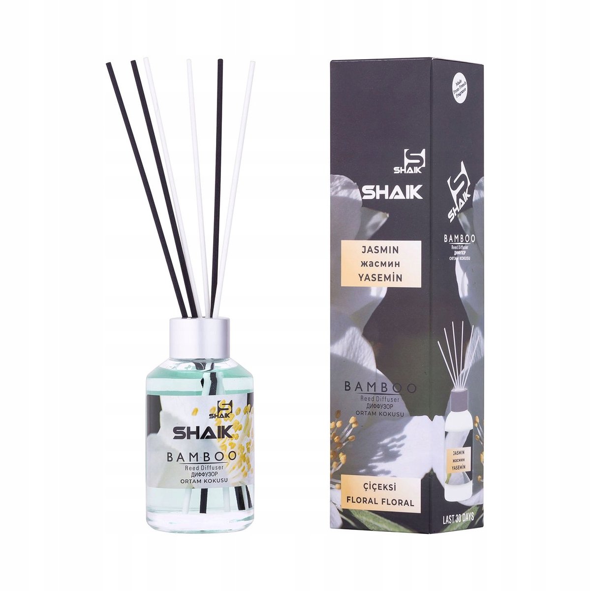 Shaik Jasmijn Geur Diffuser met Stokjes - 115 ml