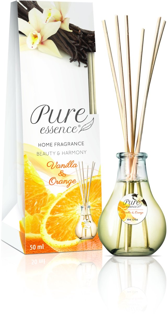 Pure Essence Geurverspreider Vanille & Sinaasappel - 50 ml