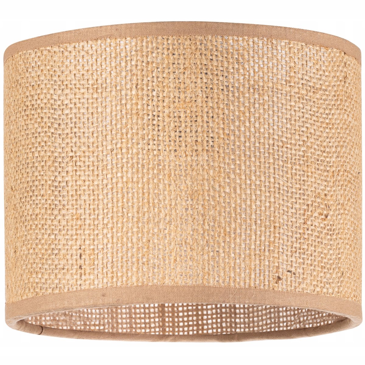 Rustieke Jute Lampenkap - Rond 16cm - Beige