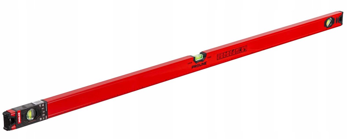 Proline Aluminium Waterpas 150cm - 3 Libellen - Precisie 1mm/1m