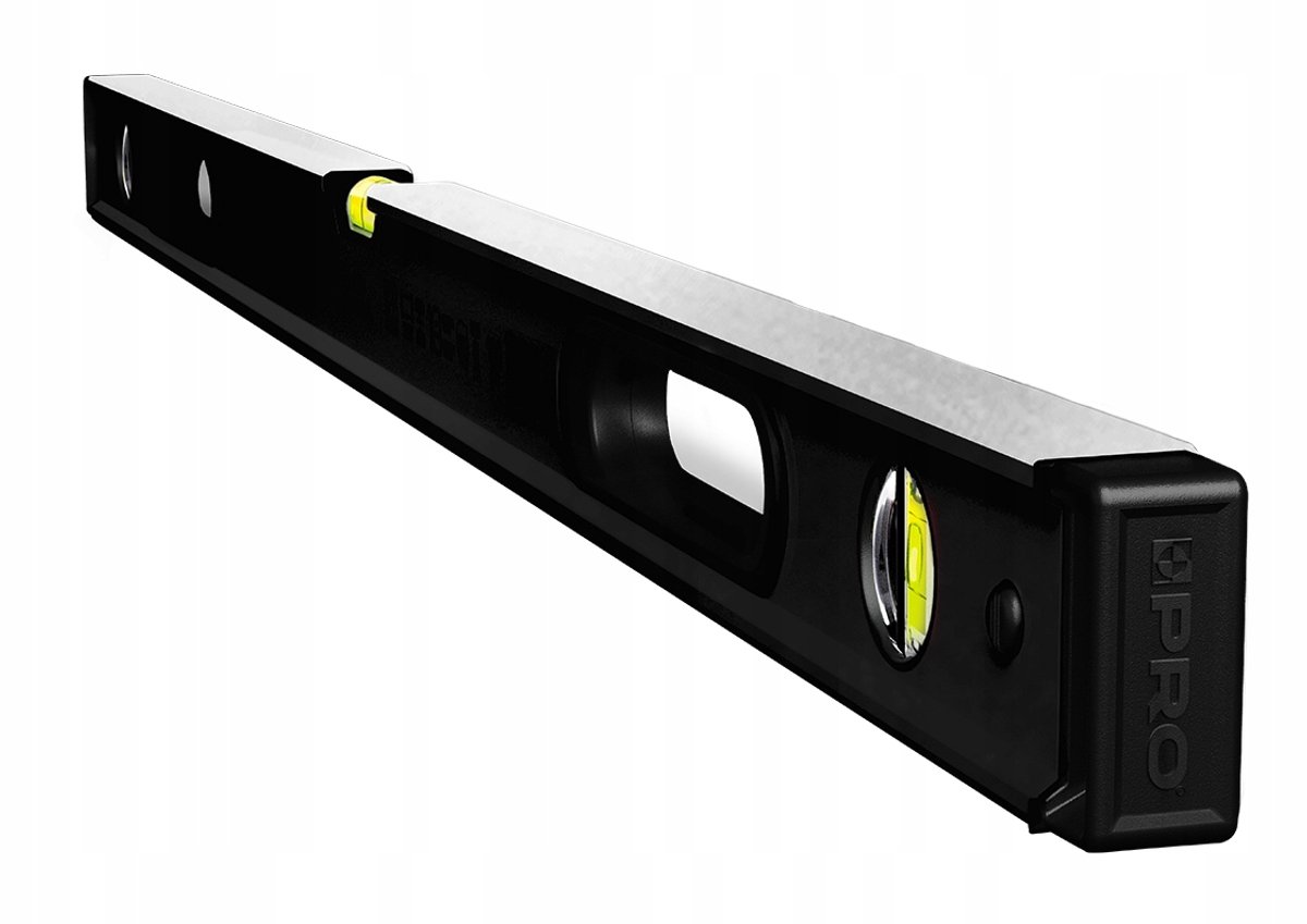 Profi Waterpass Heavy Duty Zwart 180cm - 3 Libellen