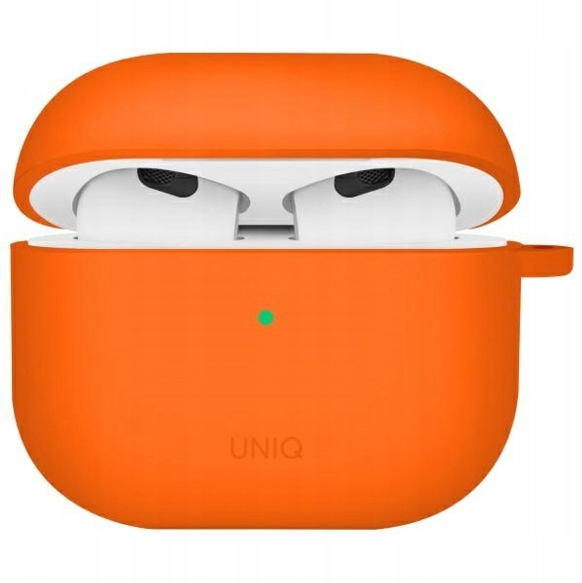 UNIQ Nexo AirPods 4 Hoesje met Oorhaken - Volt Oranje