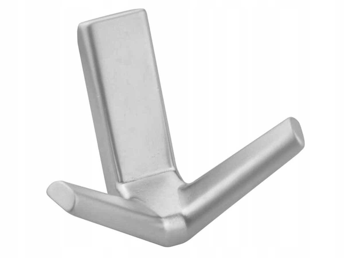 Dubbele kapstokhaak aluminium LOFT WM 047 - Stijlvol en functioneel