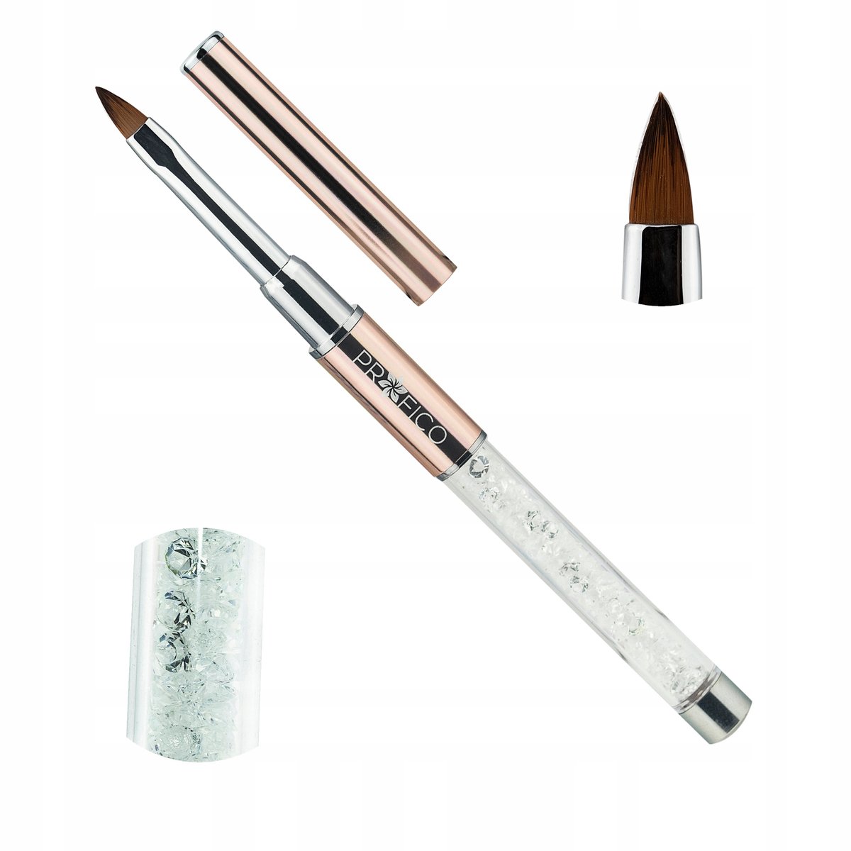 Profico Crystal P15 Penseel #4 Kattenlip - Acryl & Gel