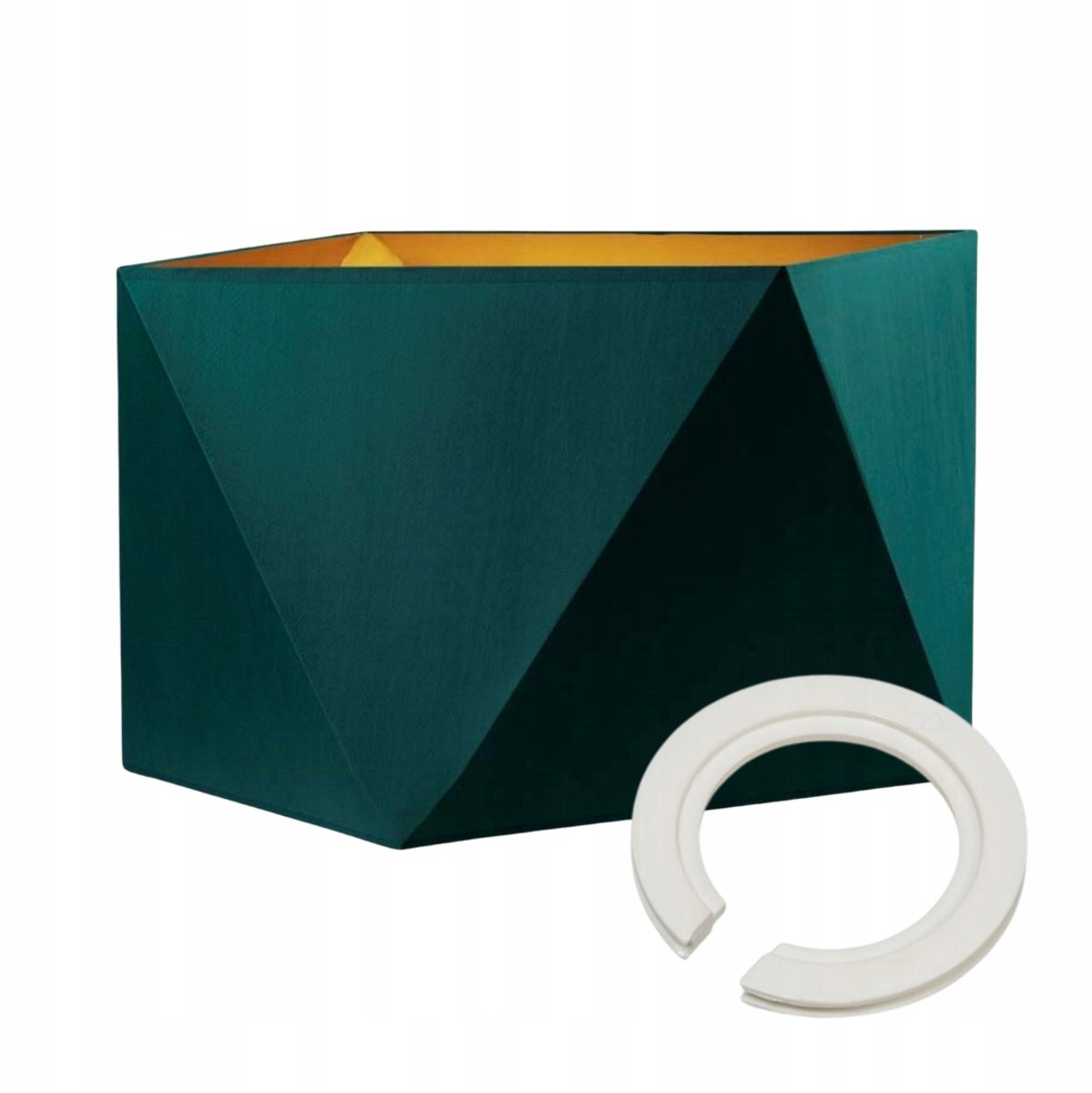 Glamour Lampenkap Flesgroen - Diamanteffect - E27/E14