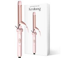 Sansbeauté® Krultang met Klem – 25mm – Keramische Haarkruller – Krultangen – Haarstyler – Curling Wand – Krulborstel – Hair Curler