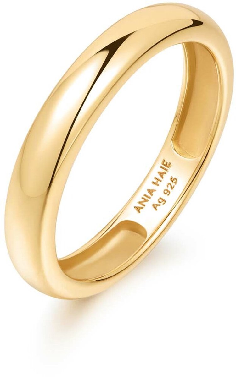 Ania Haie AH R056-01G52 Miss Twinkle Dames Ring - Aanschuifring - Sieraad - Zilver - Goudkleurig - 925 Zilver