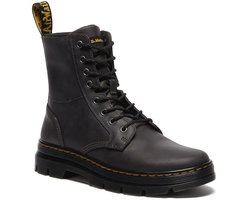 Dr Martens Combs Leather Laarzen Zwart,Grijs EU 39 Man,Vrouw