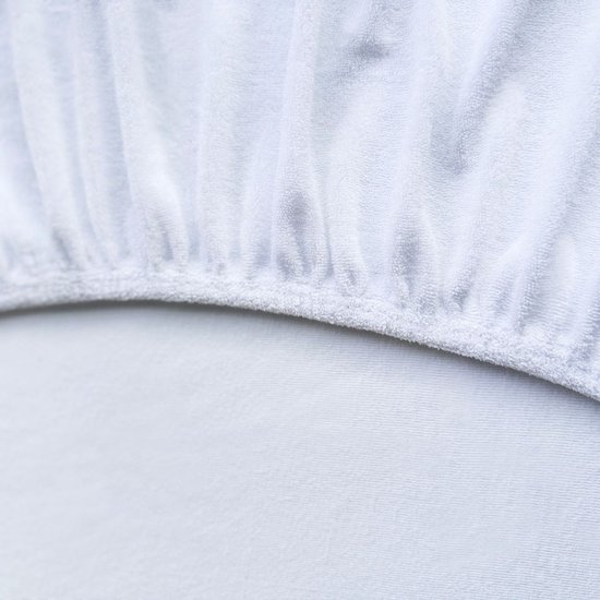 Kayori Neru Molton Topper Hoeslaken Tencel - 140-160x200-220 cm - Matrasbeschermer - Verkoelend - Wit