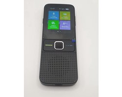 Vertaalcomputer - Vertaal Apparaat - Zwart - Slimme Vertaler - 137+ Talen - Draagbare Vertaler - Lange Batterijduur