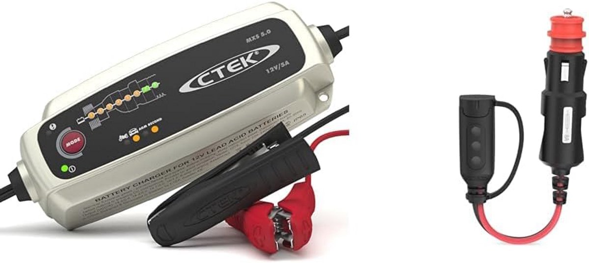 Intelligente 12V Acculader met Temperatuurcompensatie en Speciale Modussen
