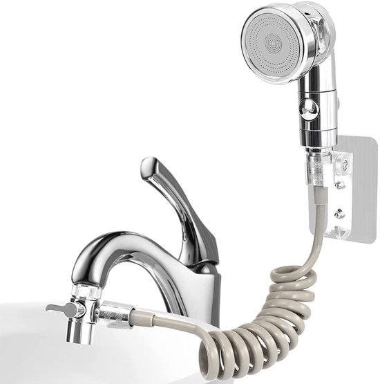 Bidet handdoucheset, Radius, Chroom BHDS-01 Bidet handdoucheset, Radius, Chroom BHDS-01