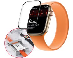 BLUEO 45mm Screenprotector - Geschikt voor Apple Watch S7/S8/S9 met Applicator