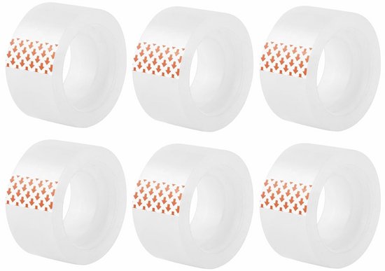 6-stuks-doorzichtig-kantoortape-transparant-plakband-met-sterke