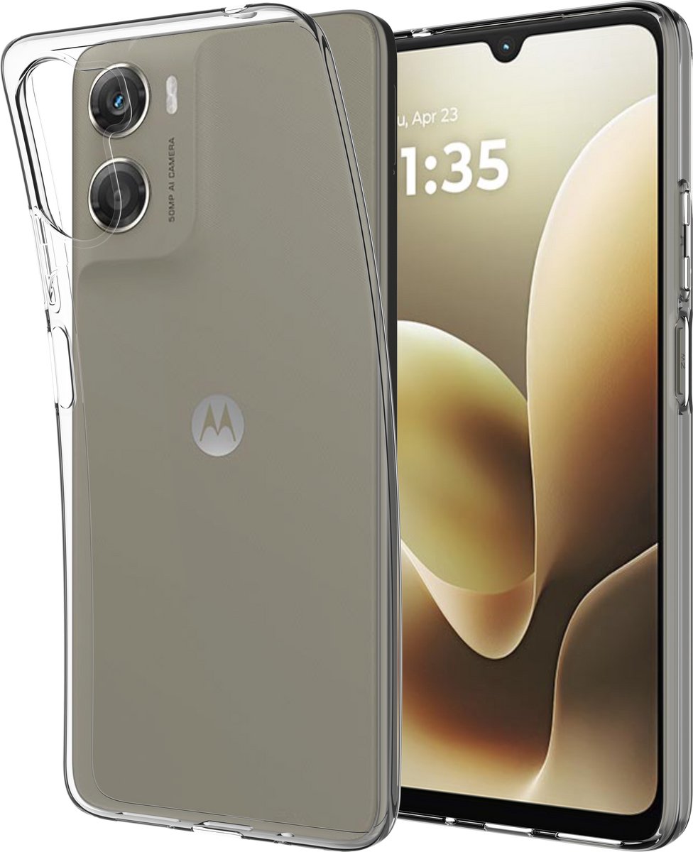 Cazy hoesje geschikt voor Motorola Moto G06 / G06 Power Hoesje Siliconen - Flexibele Case - Transparant